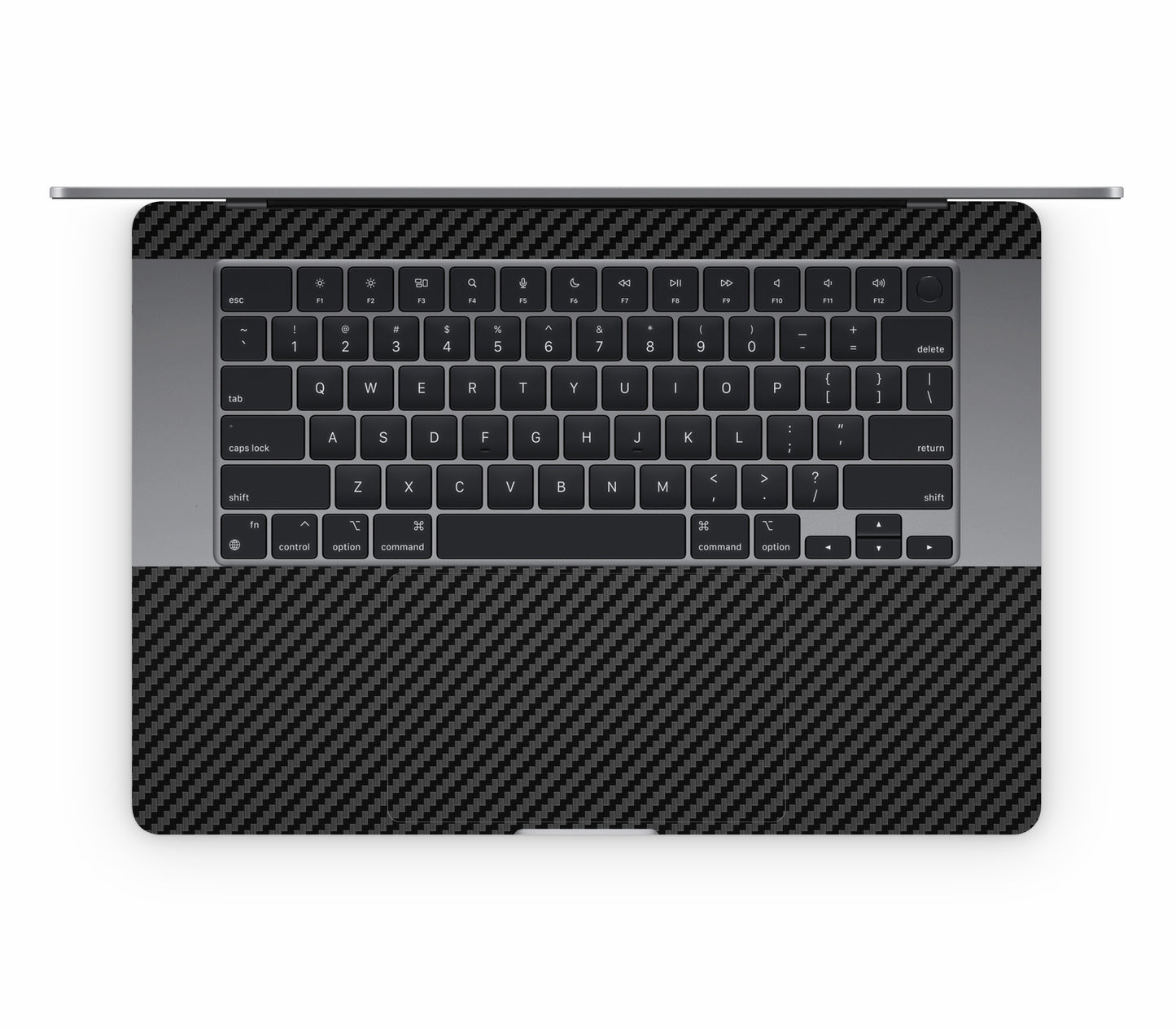 MacBook Air 15" (2026, M5) skin, Code: Carbon, inside skin