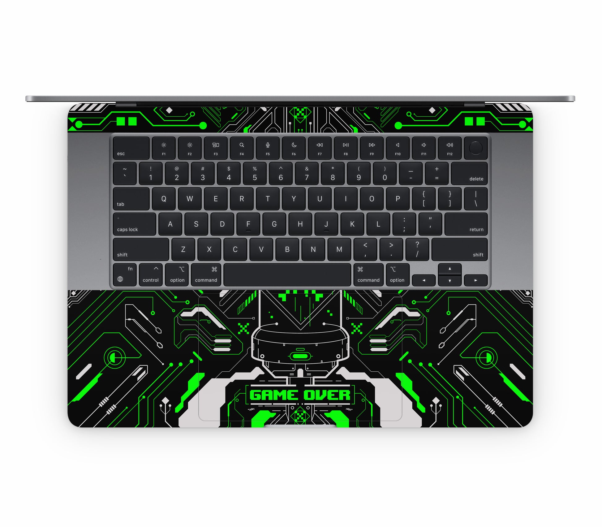 MacBook Air 15" (2026, M5) skin, Fatal Error (Acid), inside skin