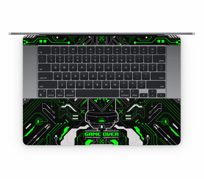 MacBook Air 15" (2026, M5) skin, Fatal Error (Acid), inside skin