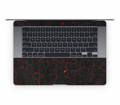 MacBook Air 15" (2026, M5) skin, Hellcrack, inside skin