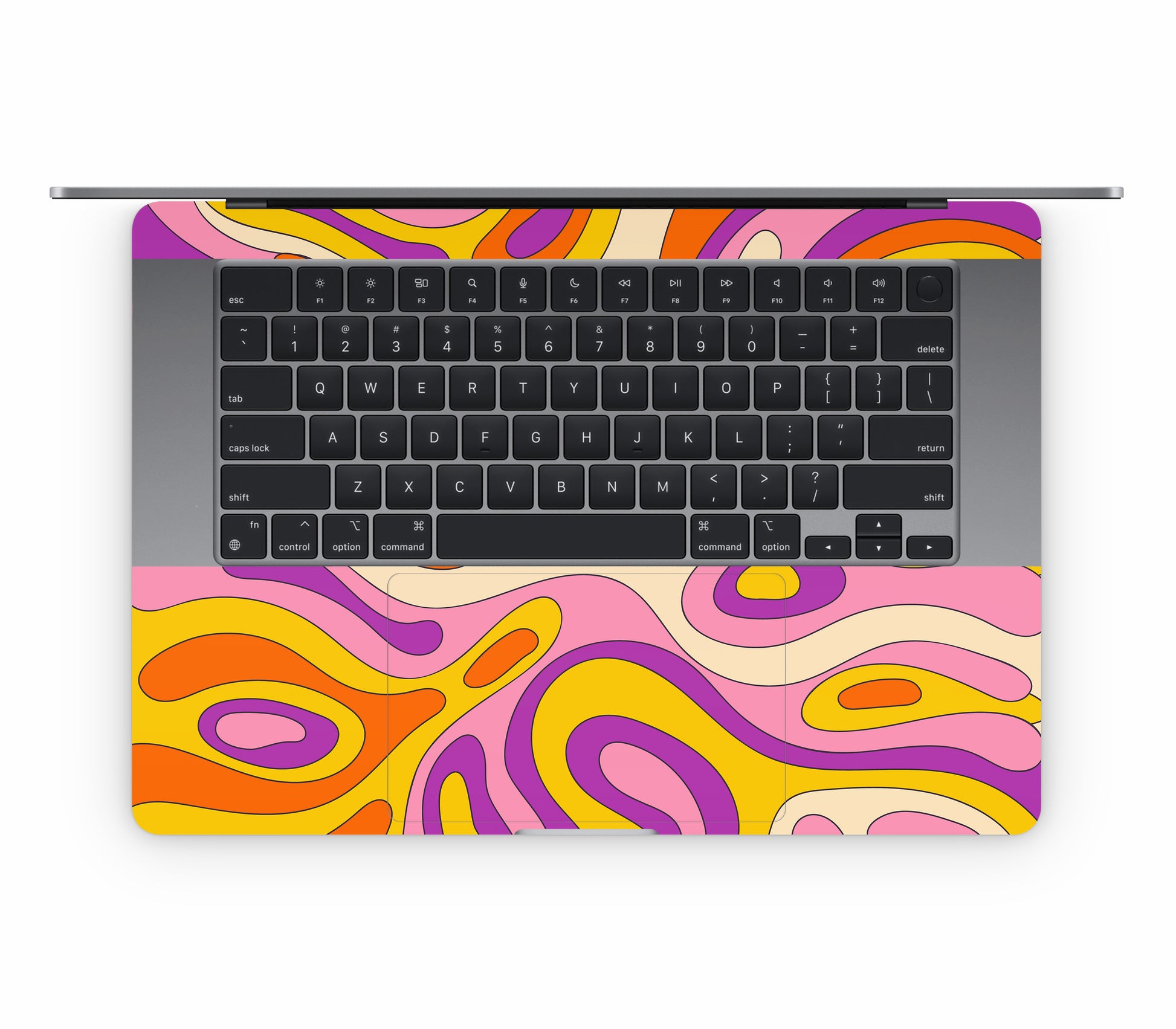MacBook Air 15" (2026, M5) skin, Psycho Vortex, inside skin