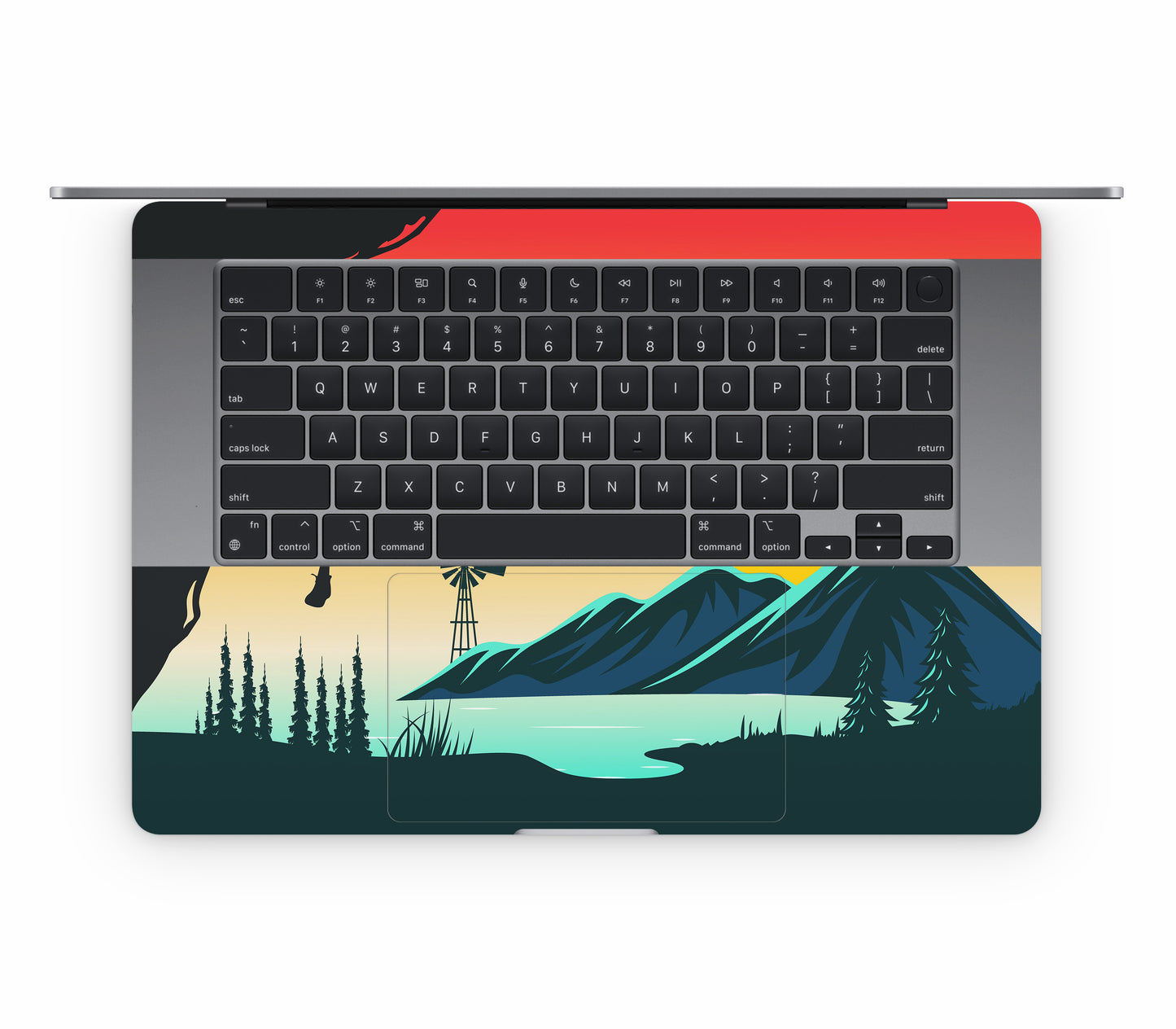 MacBook Air 15" (2026, M5) skin, Skybound, inside skin