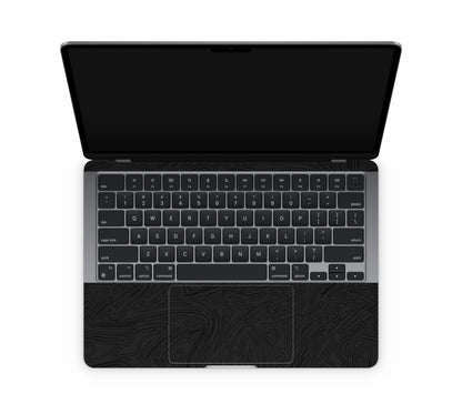 MacBook Neo skin, Black Ice, inside skin