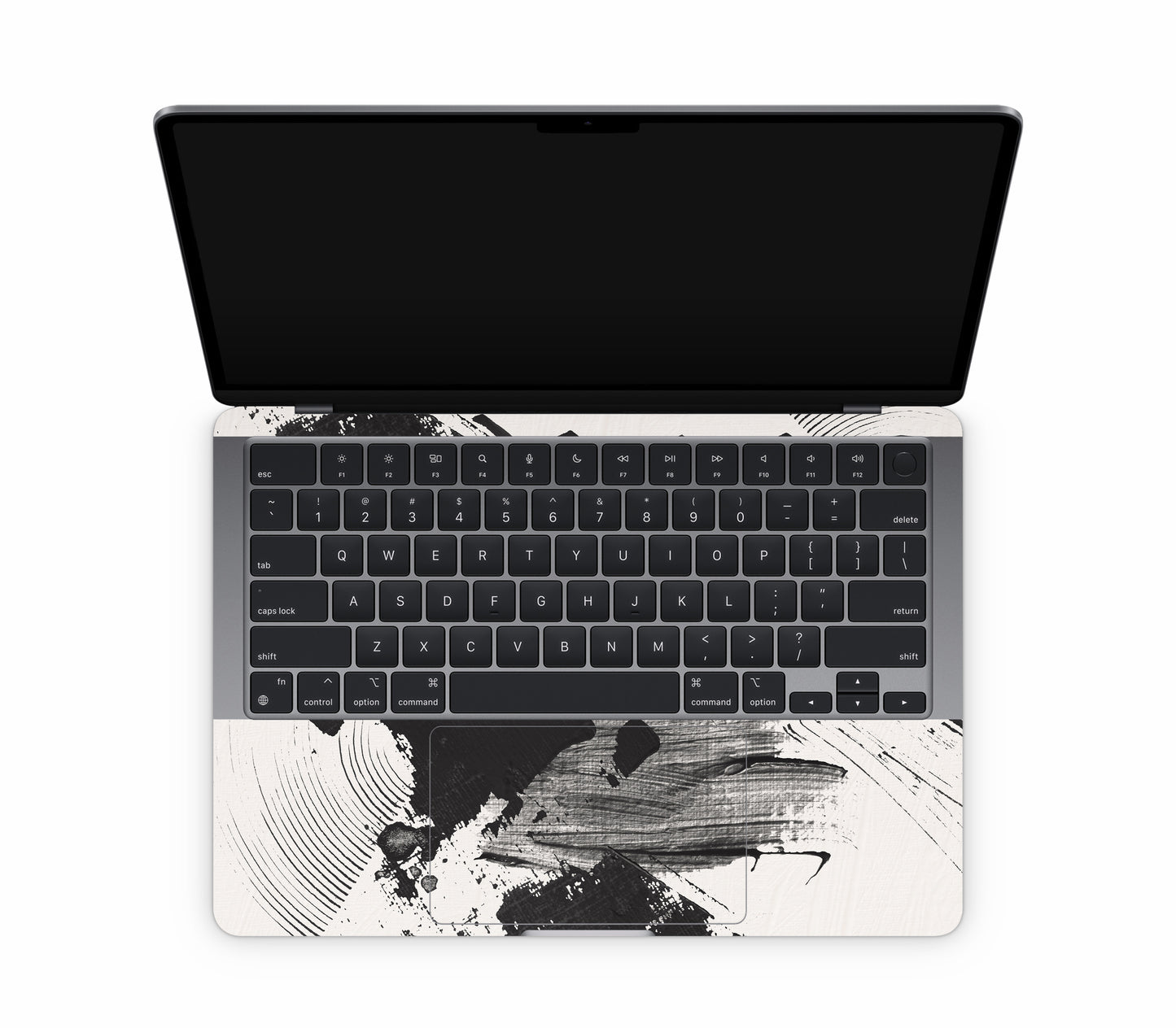 MacBook Neo skin, Black Noir, inside skin
