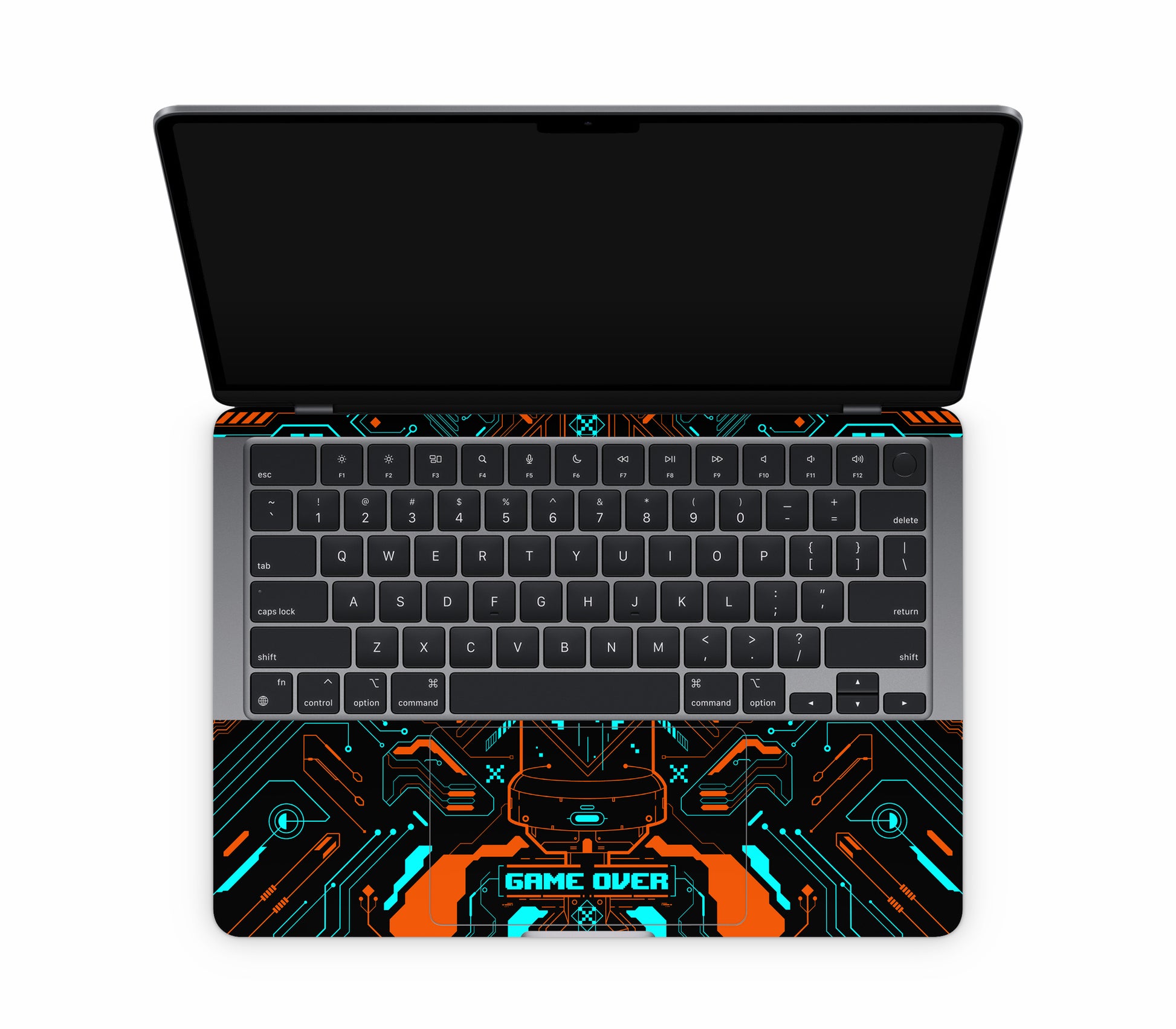 MacBook Neo skin, Fatal Error, inside skin