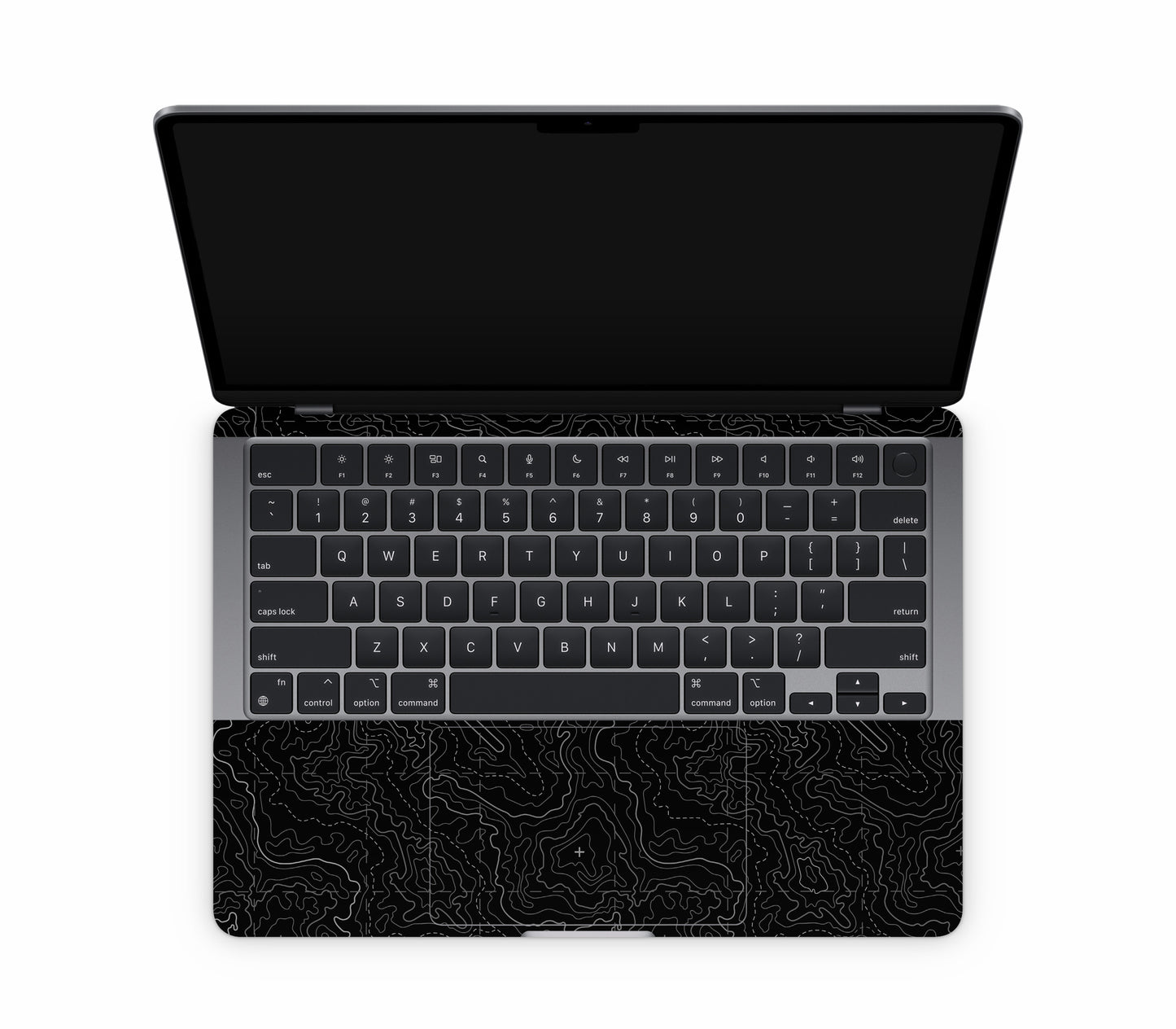 MacBook Neo skin, Lockdown (Blackout), inside skin