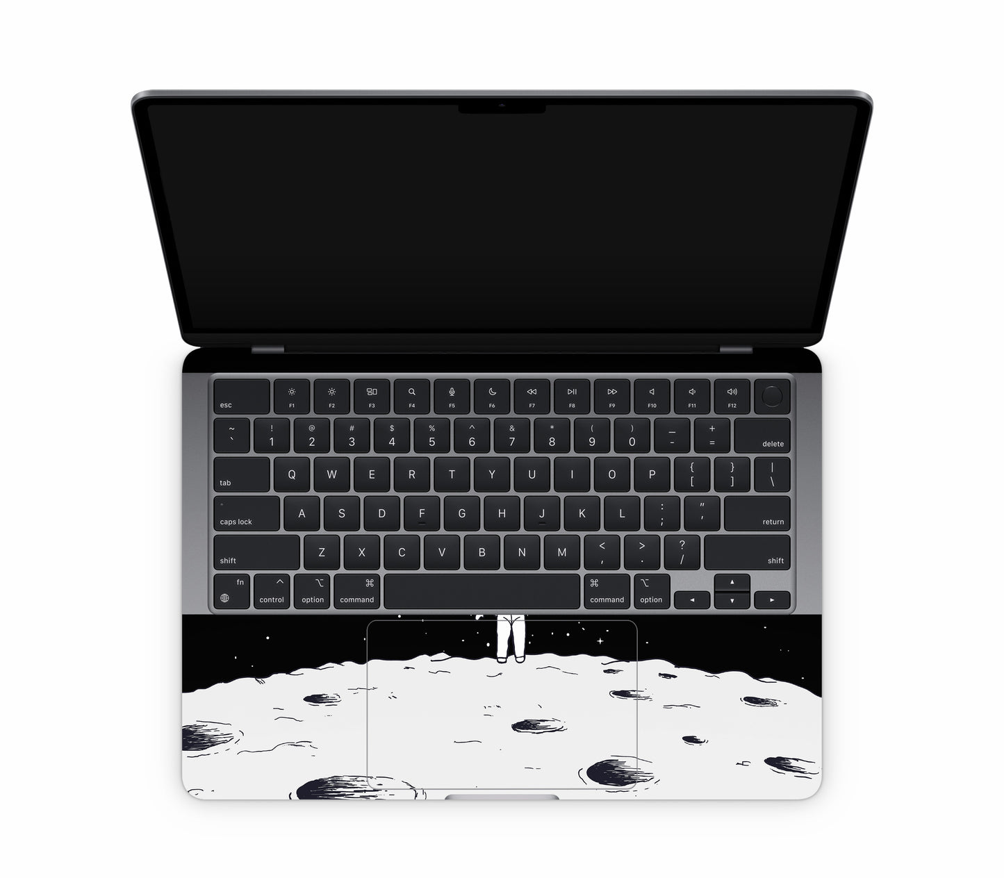 MacBook Neo skin, Moonwave, inside skin