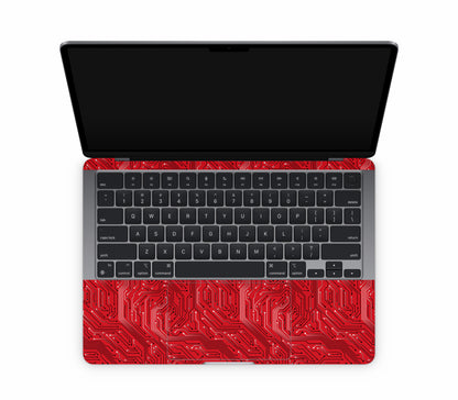 MacBook Neo skin, Redline, inside skin