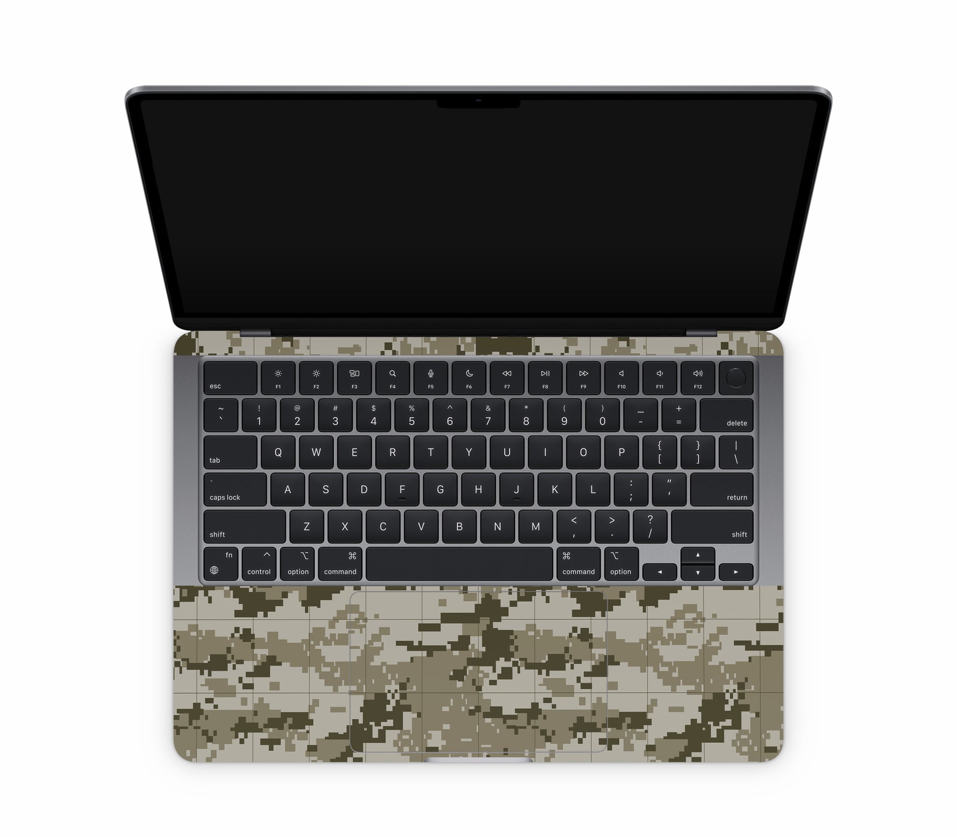 MacBook Neo skin, Stealth Mode, inside skin