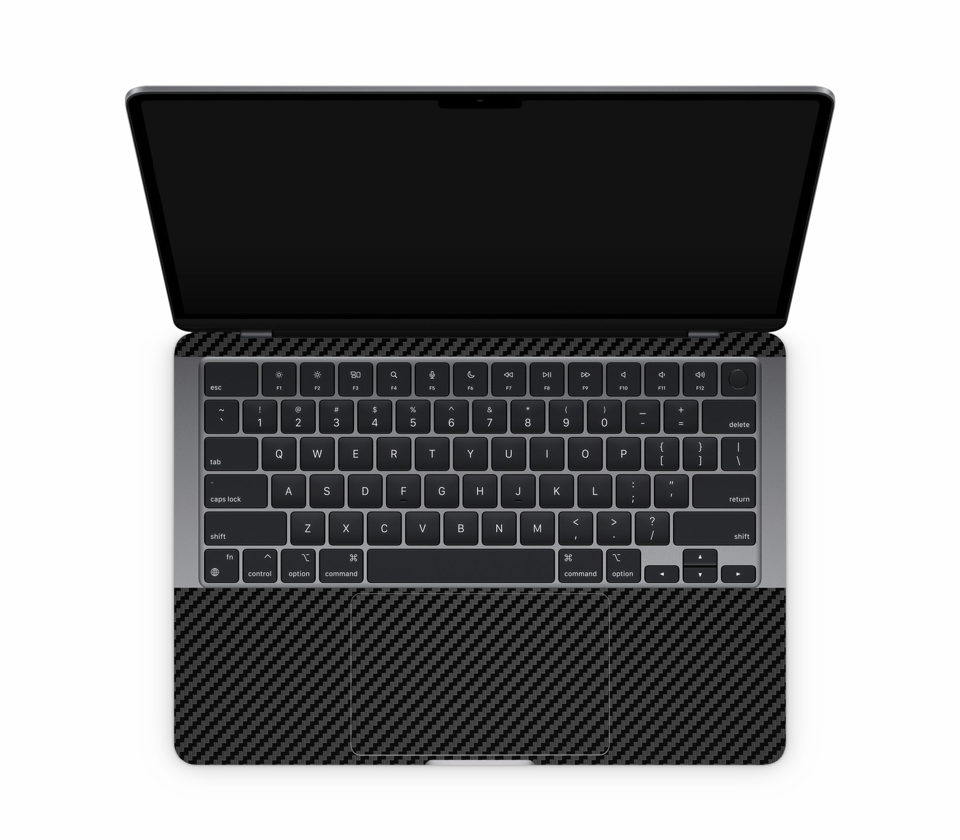 MacBook Pro 13" (2016-2017) skin, Code: Carbon, inside skin