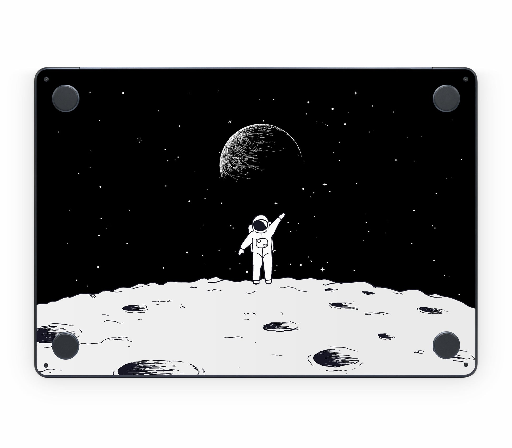 MacBook Air 15" (2025, M4) skin, Moonwave, bottom skin