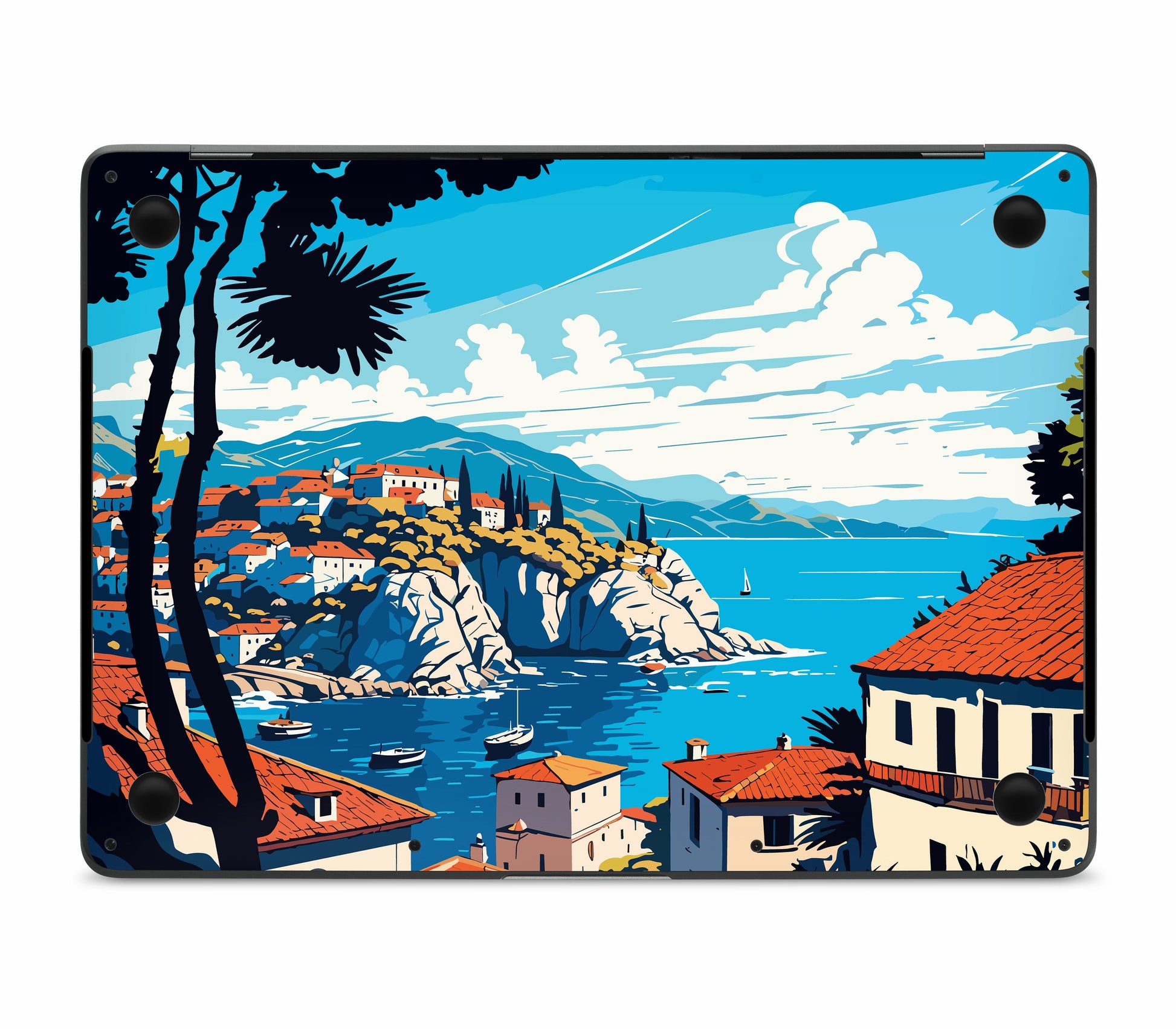 MacBook Pro 13" (2016-2019) Touch Bar skin, Coastal Clouds, bottom skin