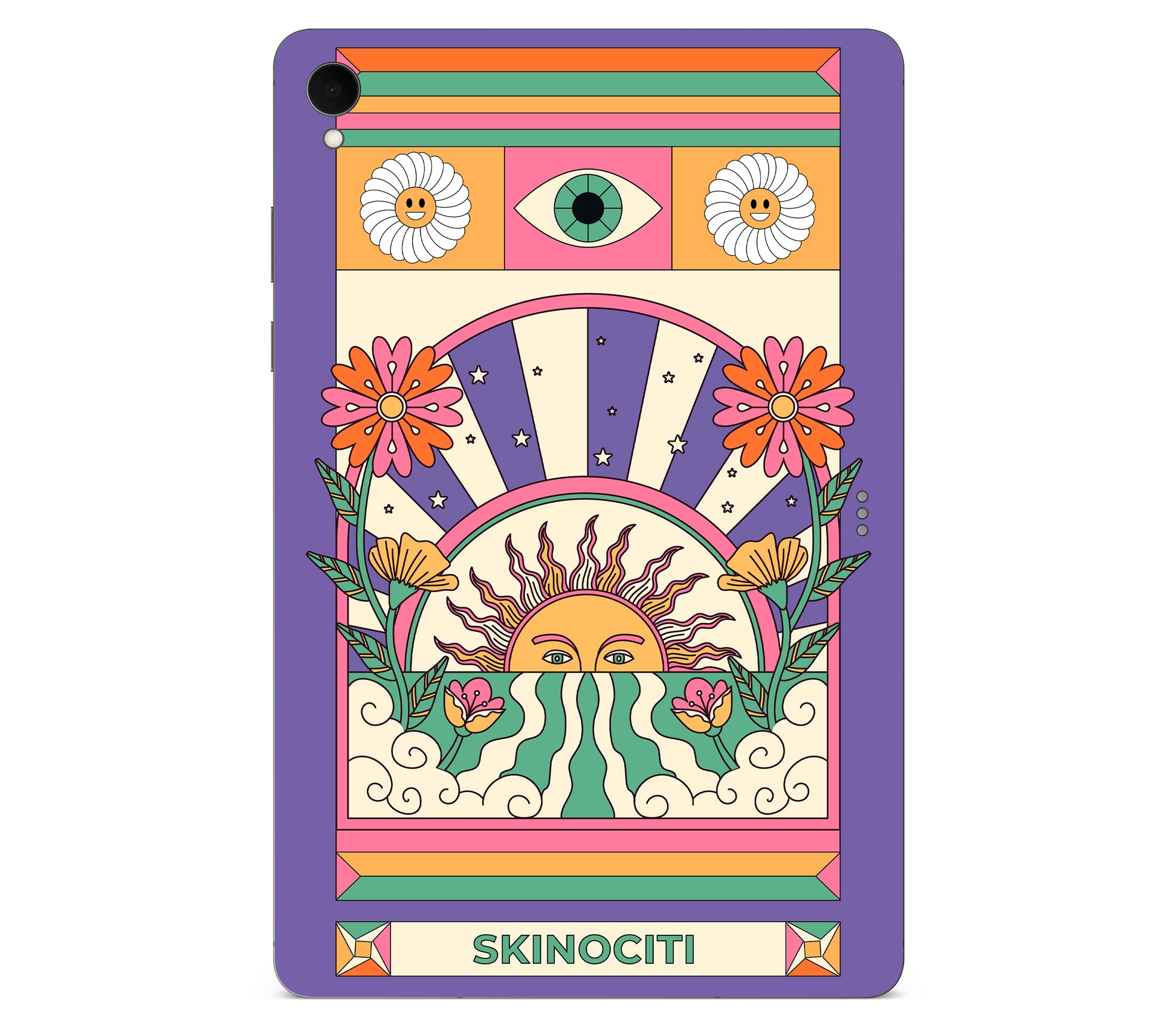 Galaxy Tab S11 skin, Acidic Glare, back skin